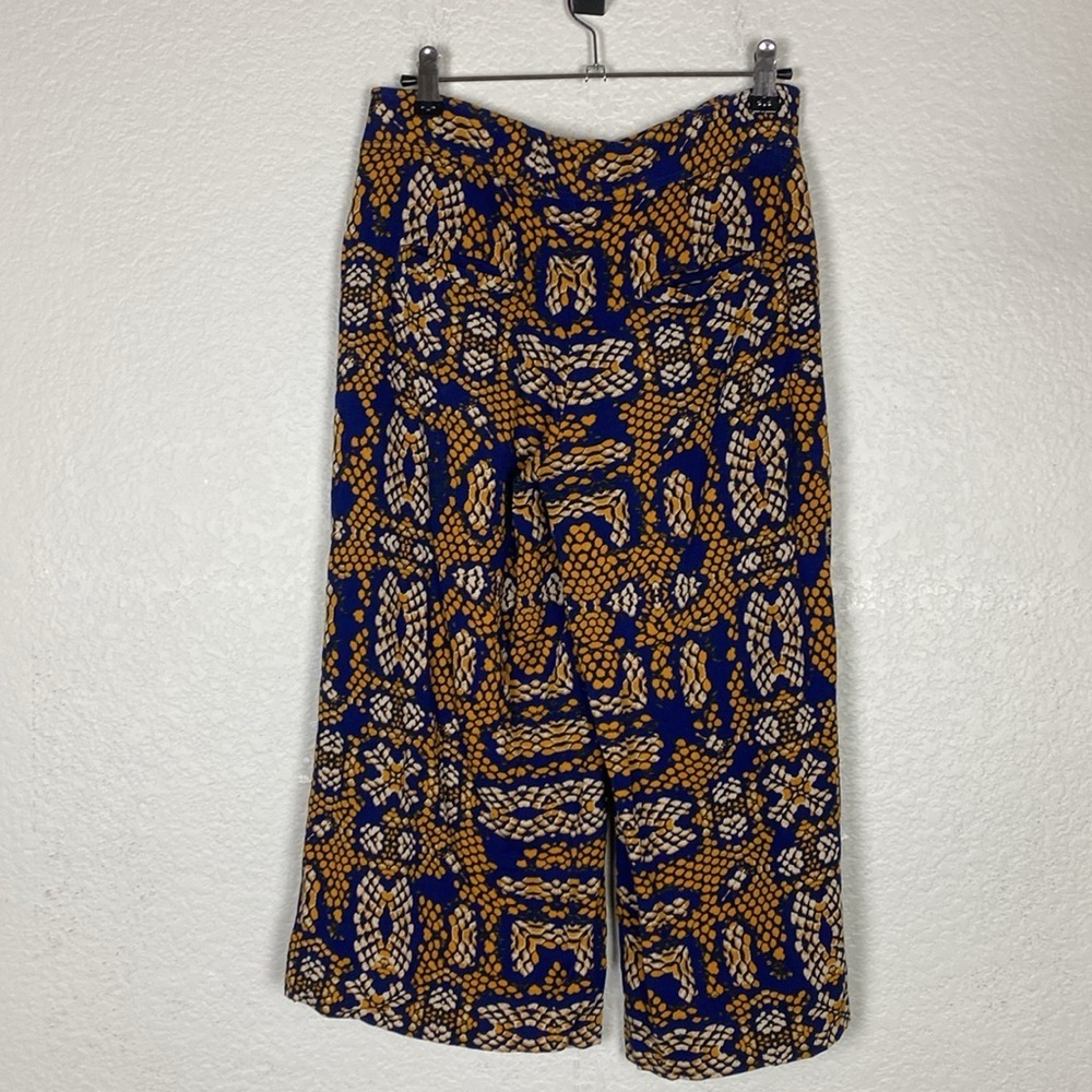 Anthropologie printed cropped wide leg pants - Picture 6 of 6